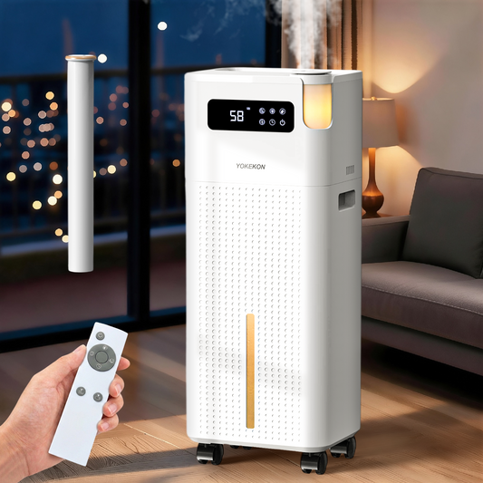 3.7Gal/14L Humidifier Large Room Whole House 800ft² Coverage,White | K75