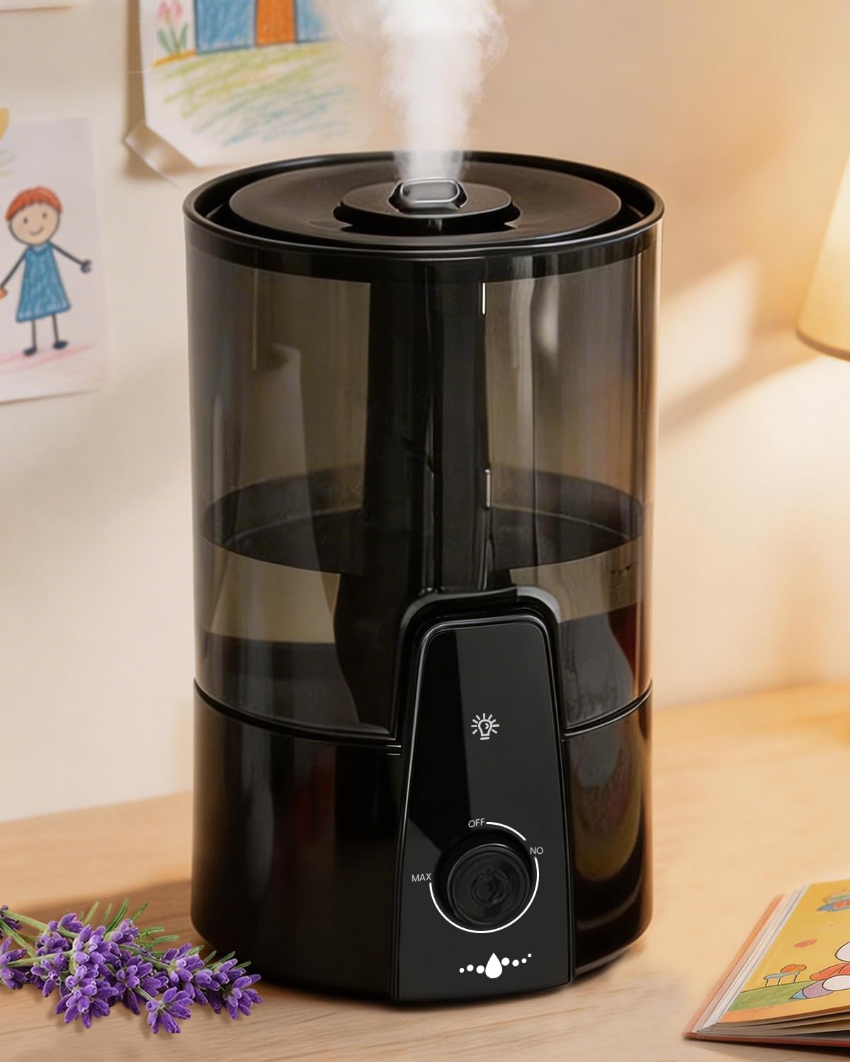 4L Humidifiers for Bedroom,Dishwasher Safe Design Easy Clean | 22301M
