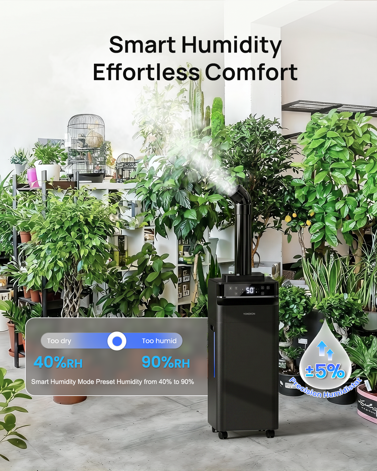 Humidifier Large Room 5.8Gal/22L, Cool Mist Humidifiers for Home | K63