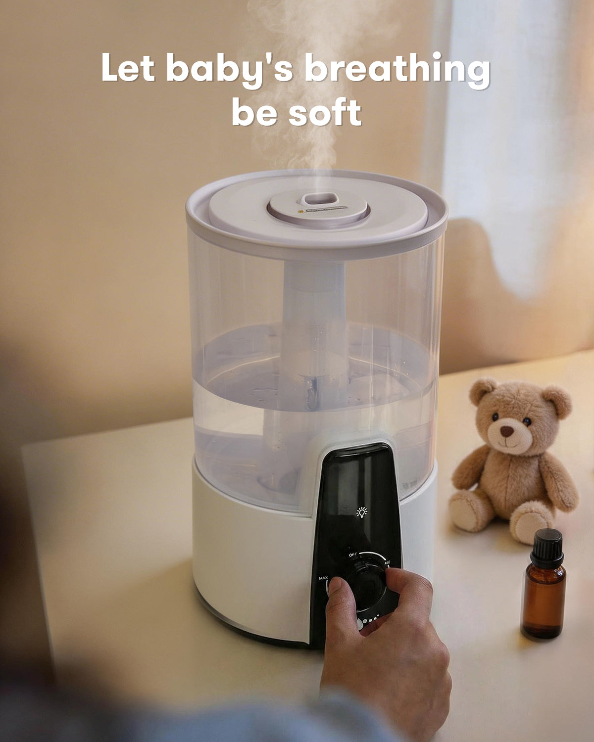 4L Humidifiers for Bedroom,Dishwasher Safe Design Easy Clean | 22301M