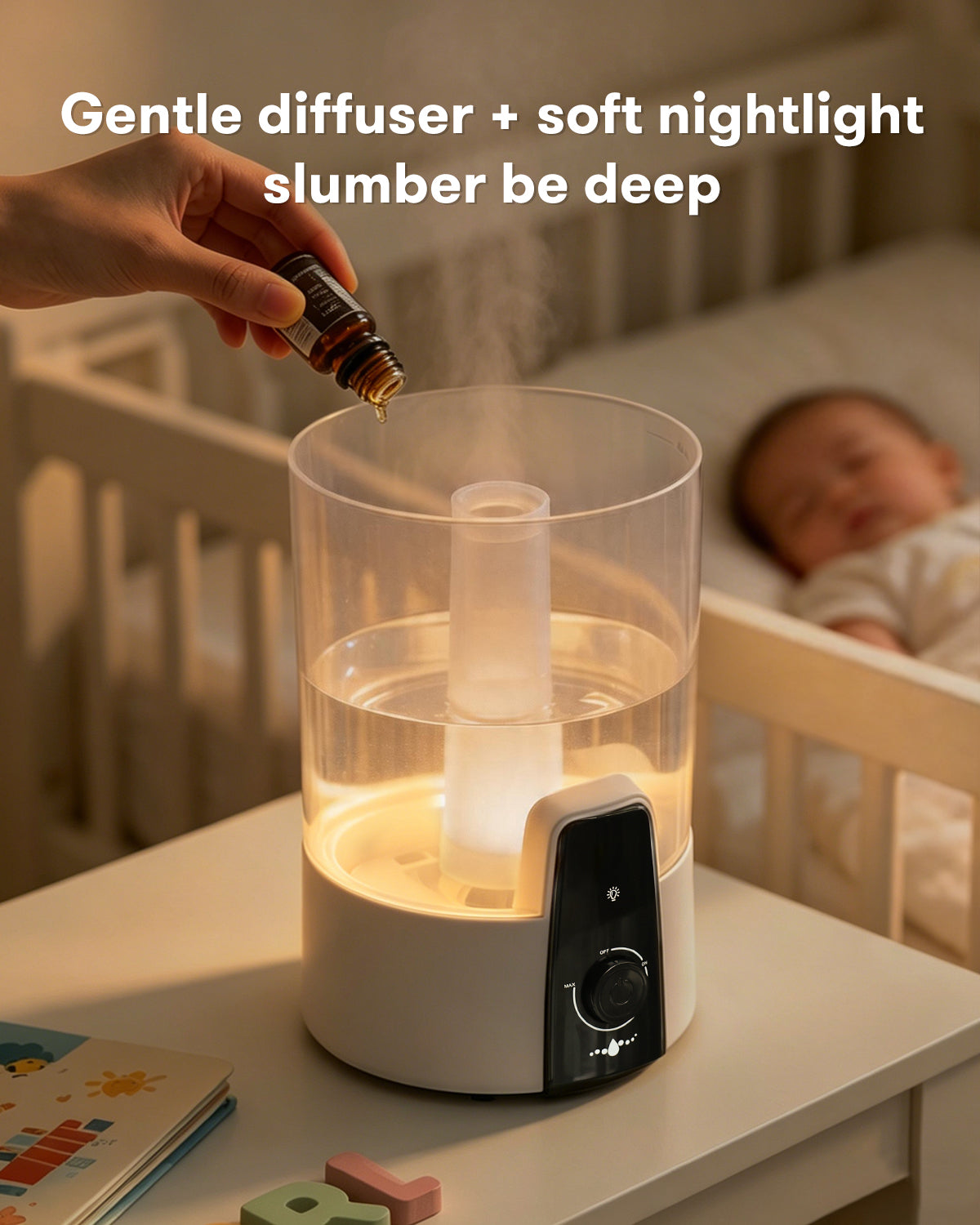 4L Humidifiers for Bedroom,Dishwasher Safe Design Easy Clean | 22301M