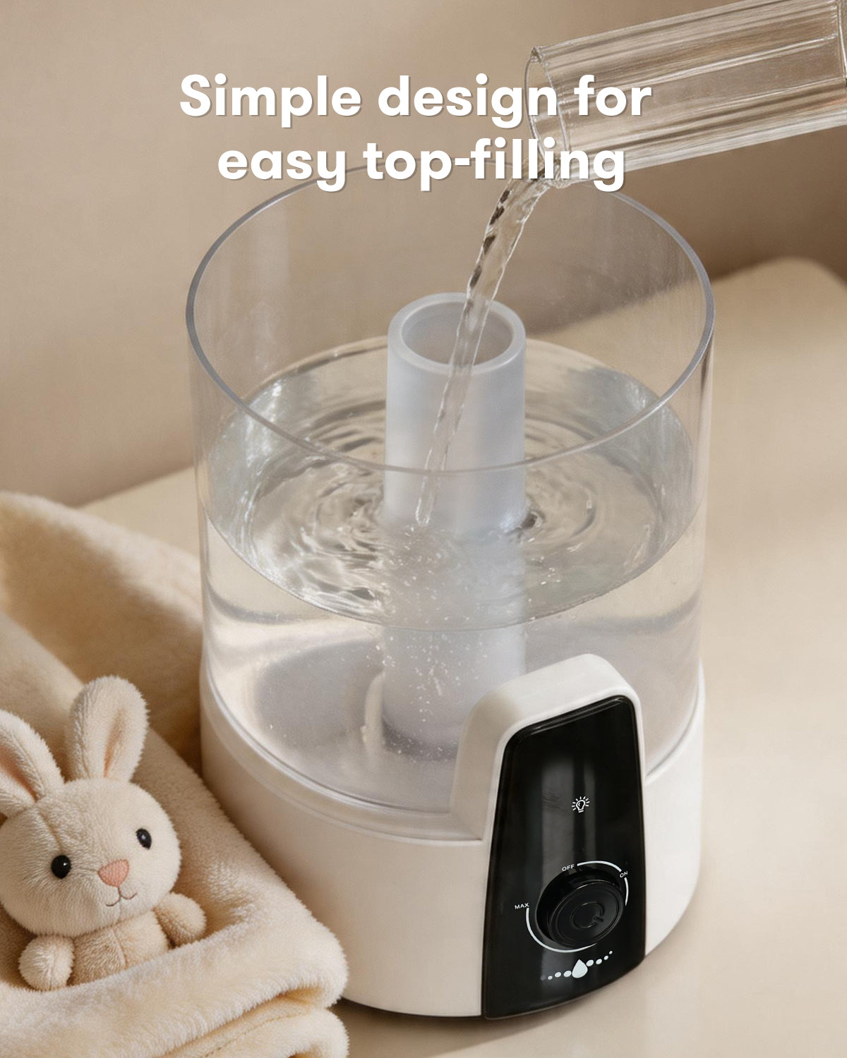 4L Humidifiers for Bedroom,Dishwasher Safe Design Easy Clean | 22301M